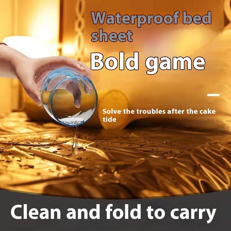Настоящая водонепроницаемая ПВХ простыня для взрослых, покрывало для кровати для парных игр, плоская простыня, накидка для масляного СПА, двуспальная, односпальная, размера «квин», покрывало