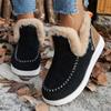 Fashion Women's Boots Warm Fur Winter Shoes Women 2024 New Winter Boots  Slip On Ankle Boots Snow Winter Footwear Female