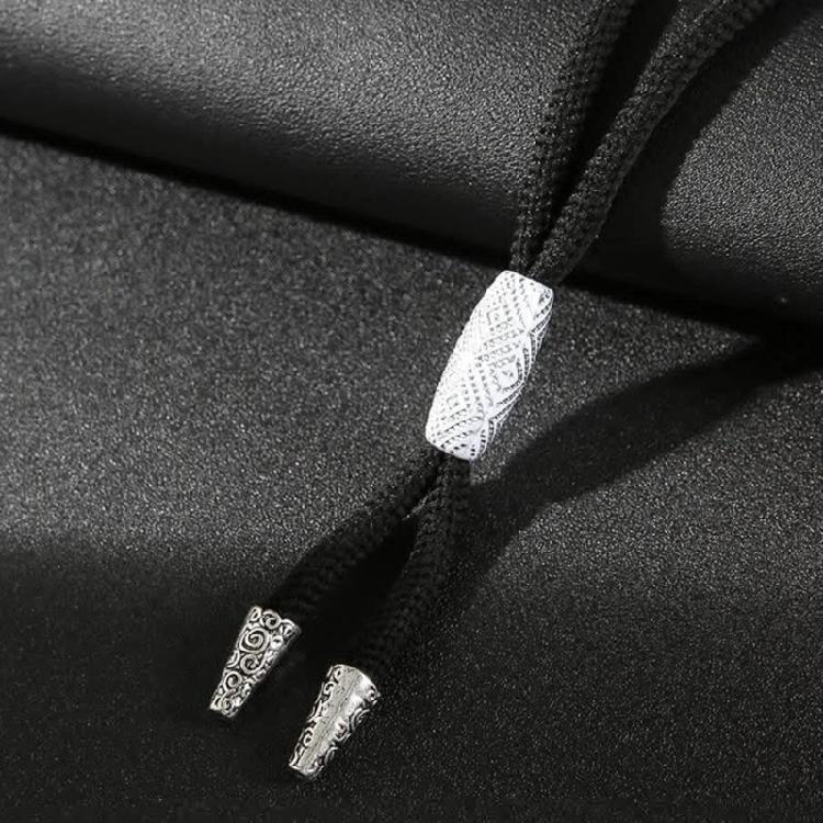 Плетеный шнурок-трубка Боло-галстук Резной кулон Ковбойский галстук-чокер