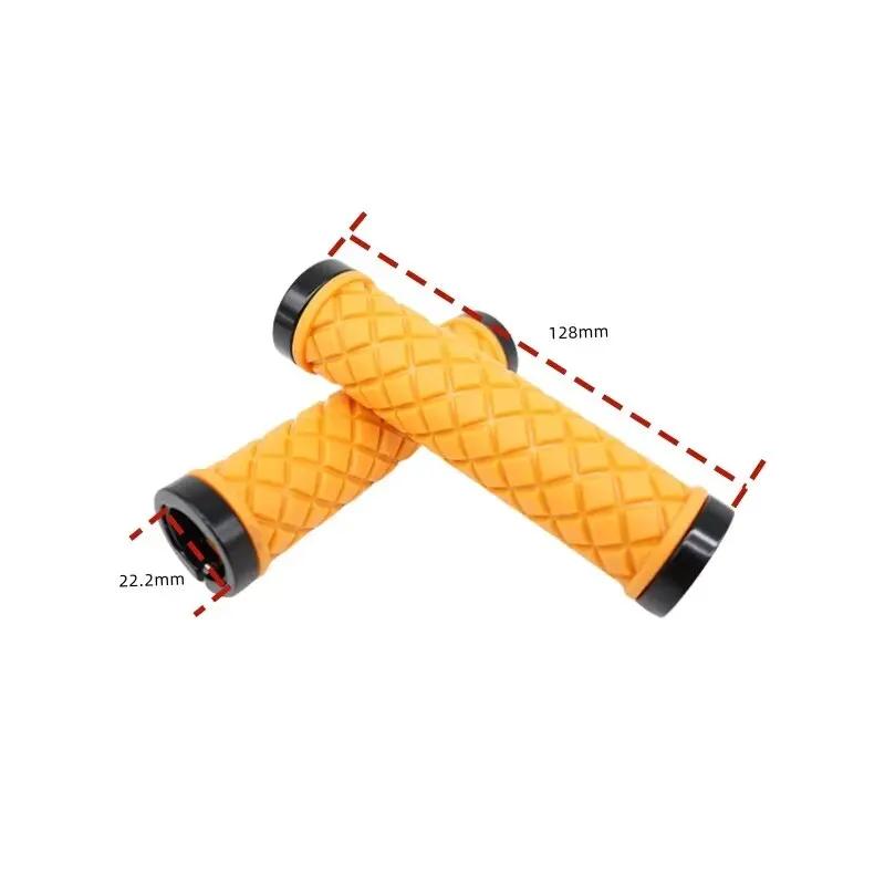 Велосипедные Рукоятки Руля Горного Велосипеда Мягкие Односторонние Фиксирующие Накладки на Руль Пробки Резиновые Нескользящие Велосипедные Рукоятки