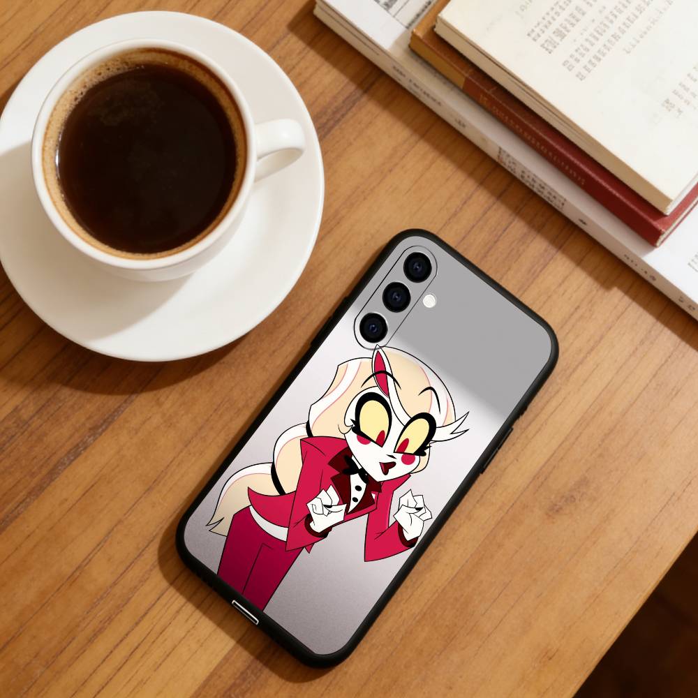 Чехол для телефона Hazbin Hotel Charlie Morningstar для Samsung Galaxy A73,A72,A71,A70,A53,A52,A51, Мягкий силиконовый черный чехол