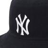 NEW ERA Bucket Hat MLB NY Black BUCKET01 NEYYAN DAMAGED TWILL BLK S/M
