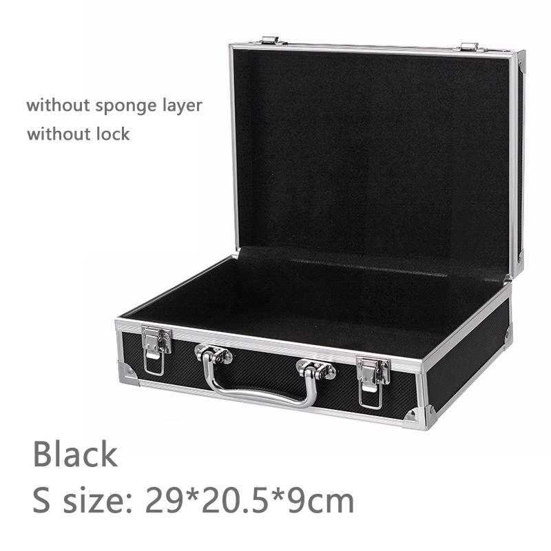 Портативный алюминиевый ящик для инструментов, защитное оборудование, ящик для инструментов, ящик для инструментов, чехол для хранения, чемодан, ударопрочный корпус