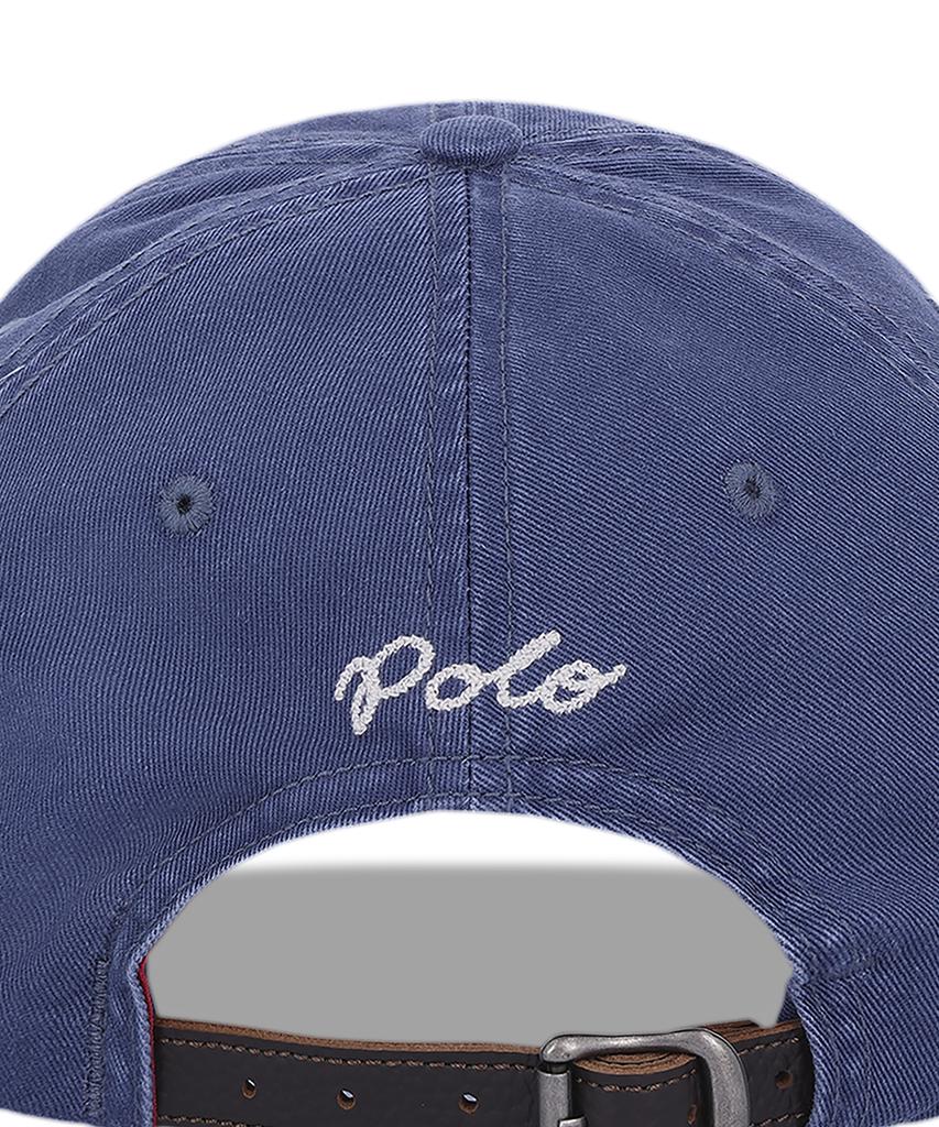 Кепка-бейсболка POLO RALPH LAUREN из твила с вышивкой флага - Темно-синяя