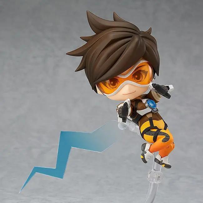 Anime Game OW Cute Kawaii Tracer 10cm Action Figure Toys