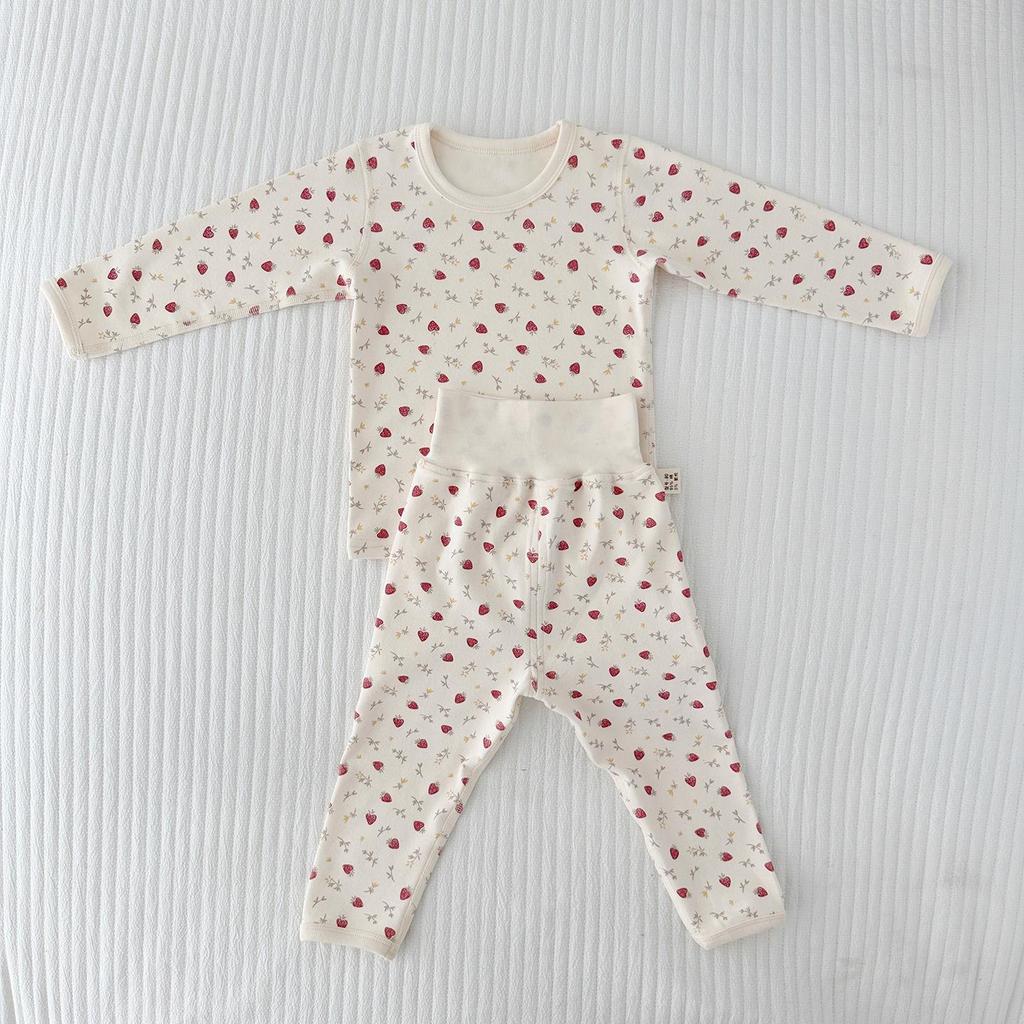 25 Новых Осенне-Зимних Детских Хлопковых Трусиков с Высокой Посадкой - Защита Животика, Прилегающие Домашние Брюки