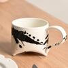 Модные ретро керамические кофейные чашки, креативные чашки для завтрака, овсянки, молока, изысканные повседневные офисные чашки для воды, кружки для йогурта