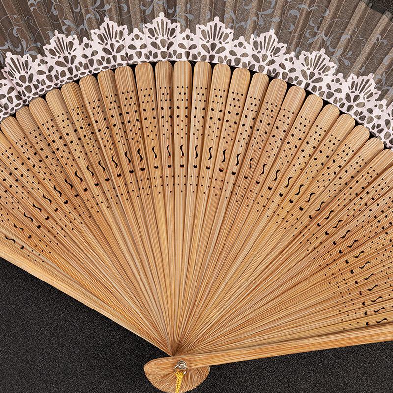 Женские складные вееры с кисточками, реквизит для выступлений, китайский стиль, танцевальная вечеринка, шоу, художественное ремесло, подарок