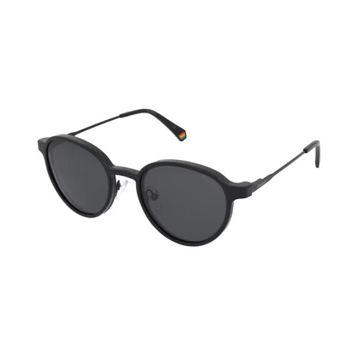 Lunettes de Soleil Polaroid PLD 6158/CS 51/20/145 BLACK/GREY POLARIZED métal unisexe PLD 6158/CS