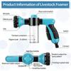 Режим распылителя 8-в-1. Опрыскиватель для душа для собак. Распылитель для садового шланга. Многофункциональный садовый дом. Портативные садовые шланги. Распылитель воды для мытья автомобиля. Пластик.