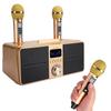 Family KTV High Quality Sound Kit Integrated Wireless Microphone Live Audio Card Bluetooth Karaoke