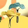 Adjustable Rope Pet Sunhats Ear Holes Cat Bucket Cap Casual Pet Fisherman Hat  Travel