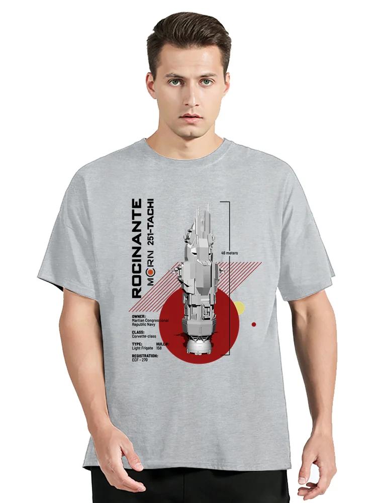 Rocinante Ship Style T-Shirt The Expanse Joe Miller James Holden Canterbury TV Top Gift Clothes T Shirt Clothing Oversized tees Unisex