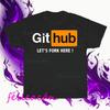 Новая футболка с логотипом Github - Prnhub version, американская, смешная, размеры от S до 5XL
