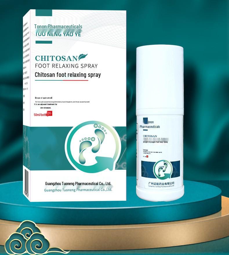 Спрей для ног Tuoneng с хитозаном от зуда, шелушения и грибковых инфекций