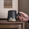 Sū Style Hand-Painted Ceramic Tea Mug with Infuser