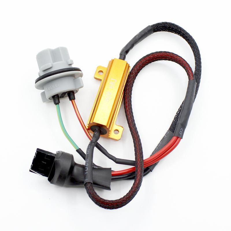 6 Ohm 50W LED Load Resistors Canbus Decoder for Car Stop Light Turn Signal Error Message Flicker Cancel Universal Automotive