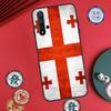 Georgia Grunge Flag For Huawei Nova Y73 Y72 Y61 Y91 Y90 Y70 Y60 12s 12i 11i 8i 9 10 SE P60 Pro P30 P40 Lite Case