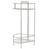 NITORI (NITORI) Wire Bath Rack, Corner, 2 Tiers, FB3002, Silver, 19.5cm Wide X 19.5cm Deep X 36.5cm High, Product Code: 8512186