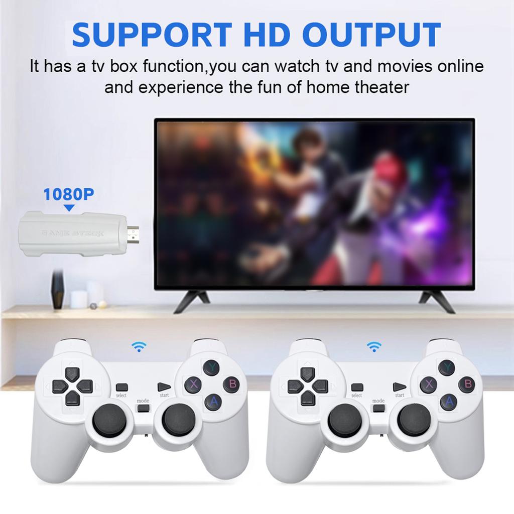 Игровая консоль X2 MAX Game Stick с выходом HD 4K, игровая консоль с двумя беспроводными сетями 2.4G