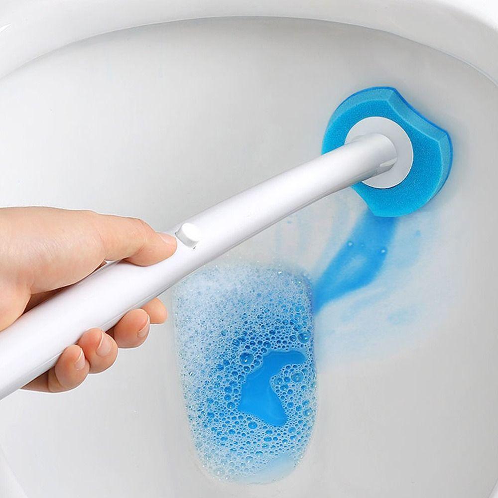 Аксессуары Губка Чистящие щетки Насадка для туалетной щетки Одноразовая сменная насадка для чистки туалета