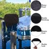 175-250HP 210D Oxford Cloth Yacht Half Outboard Motor Engine Dust Cover Marine Engine Protector,82x50x60cm