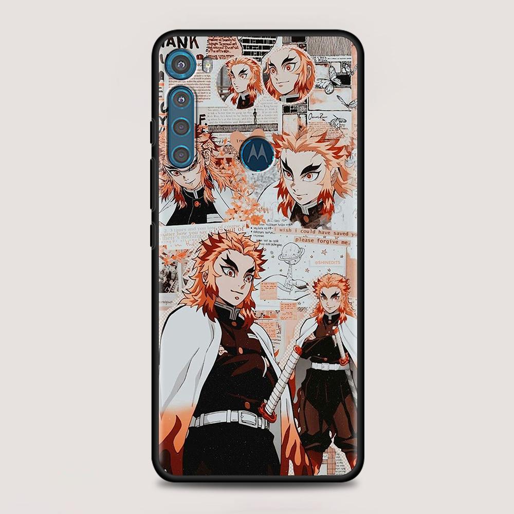 Чехол Kimetsu No Yaiba Demon Slayer для MOTOROLA One Fusion для Moto G10 G9 G8 Plus Play Power One G20 G30 G40 G50 G60 Edge 20