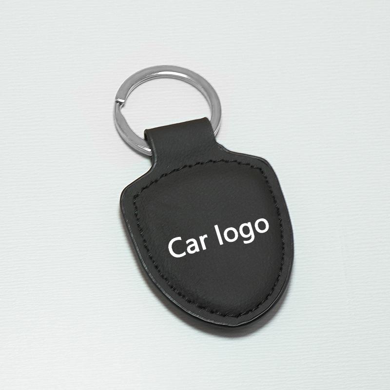 Metal Leather Car Keychain Keyring Key Chains Anti-loss Pendant Decoration For BMW X1 X2 X3 X4 X5 X6 X7 Auto Styling Accessories ysbf88