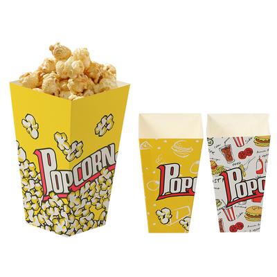 10 шт. коробка для попкорна, контейнер для закусок, одноразовая упаковка для еды, бумажный стаканчик, ведро, тематический органайзер для десертов на день рождения