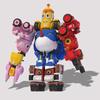 Korea Larva Transformation Toys Action Figures Vehile Deformation Robot Yellow Hilarious Worm Funny Cartoons for Kids Mecha Mode