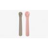 Ложка для детского питания Daily Like Bonbon 2 вида + набор в футляре, какао и клубника, 1 набор