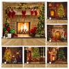 SepYue рождественские носки каминная елка праздничное украшение гобелен с принтом хиппи винтажный большой 3d тканевый настенный гобелен