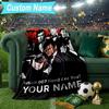 Custom Name Blanket James Bond Movie Collage Blanket Bedding Blanket for Travel, Camping, Living Rooms, Offices, Sofas, Fan Christmas gift