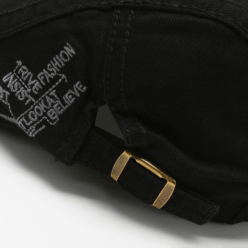 Peaked Cap Female Tide Brand Hat Casual New Spring and Summer Four Seasons Sun Protection Beret Retro Peaked Cap