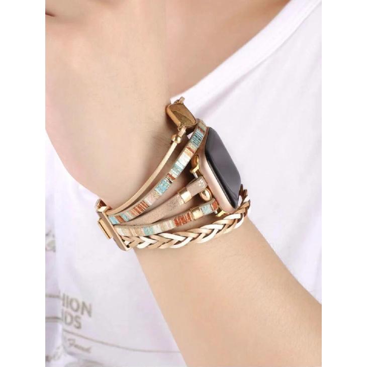 Weave bracelet link For Apple Watch band Series S11 10/8/7/6/3/4/5/9 40mm 41mm 38mm 42mm 44mm 45mm 46mm Strap