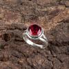 Pink Rubellite Gemstone 925 Sterling Silver Jewelry Handmade Ring Gift For Her RR-11-11