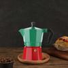 Зеленая и Красная Кофейная Машина Восьмиугольная Кофеварка Домашняя Мока-Кофеварка Для Плиты