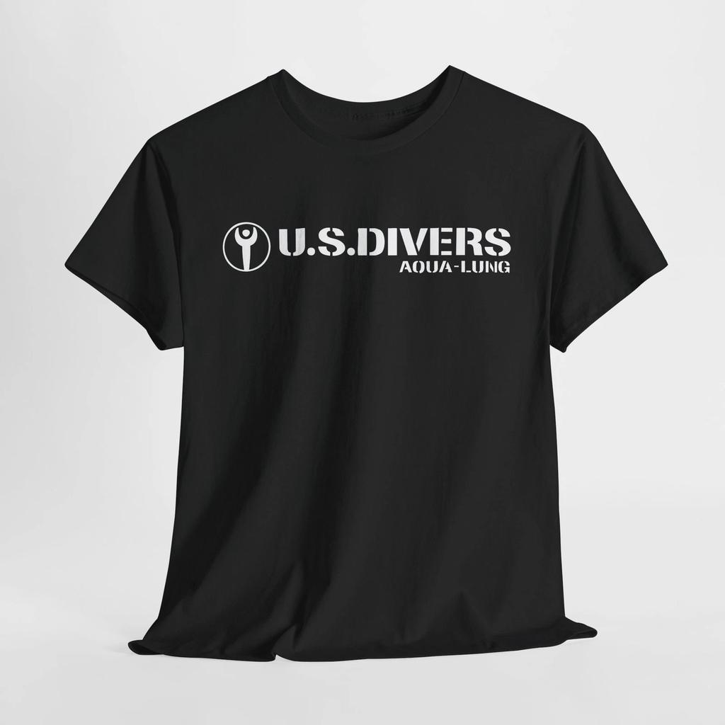 US Divers Aqua Lung Scuba Snorkeling Logo Graphic Tee T-shirt S-5XL USA
