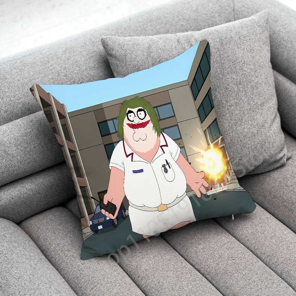 F-Family Funny Guy Throw Pillow Case For 30X30Cm 40X40Cm 45X45Cm 50X50Cm 55X55Cm Square Sofa Pillowcase Shell