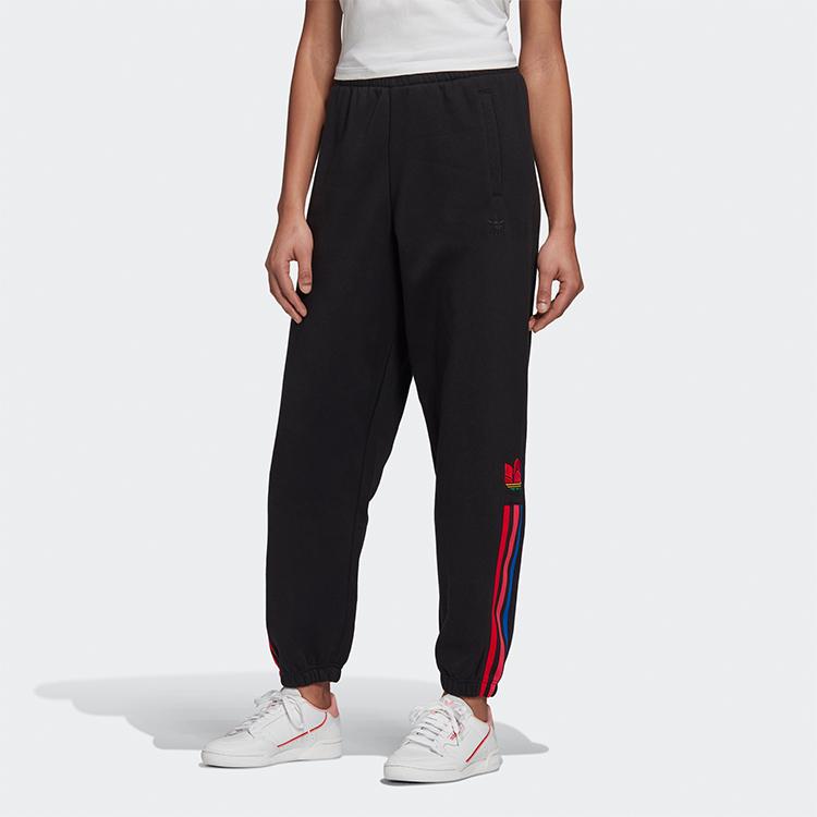 adidas Оригинальные ретро вязаные брюки-джоггеры женские низ GD2242