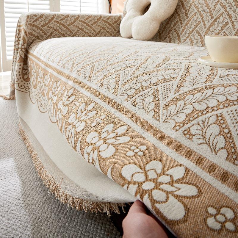 Чехол на диван с мультяшным рисунком с кисточкой, двойного назначения, одеяла, плед, коврик для пикника, универсальный декоративный