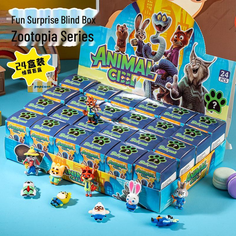 Зверополис 2 Сюрприз-Коробка с Игрушками – Подарок для Детей и Награда для Учеников Фигурка-Украшение