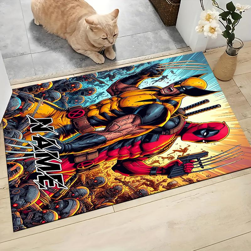 Custom Name Avengers Infinity War Characters Carpet Rug Customizable Soft Washable Anti-Slip Home Living Room Sofa Mats Personalized Rug. 0909162