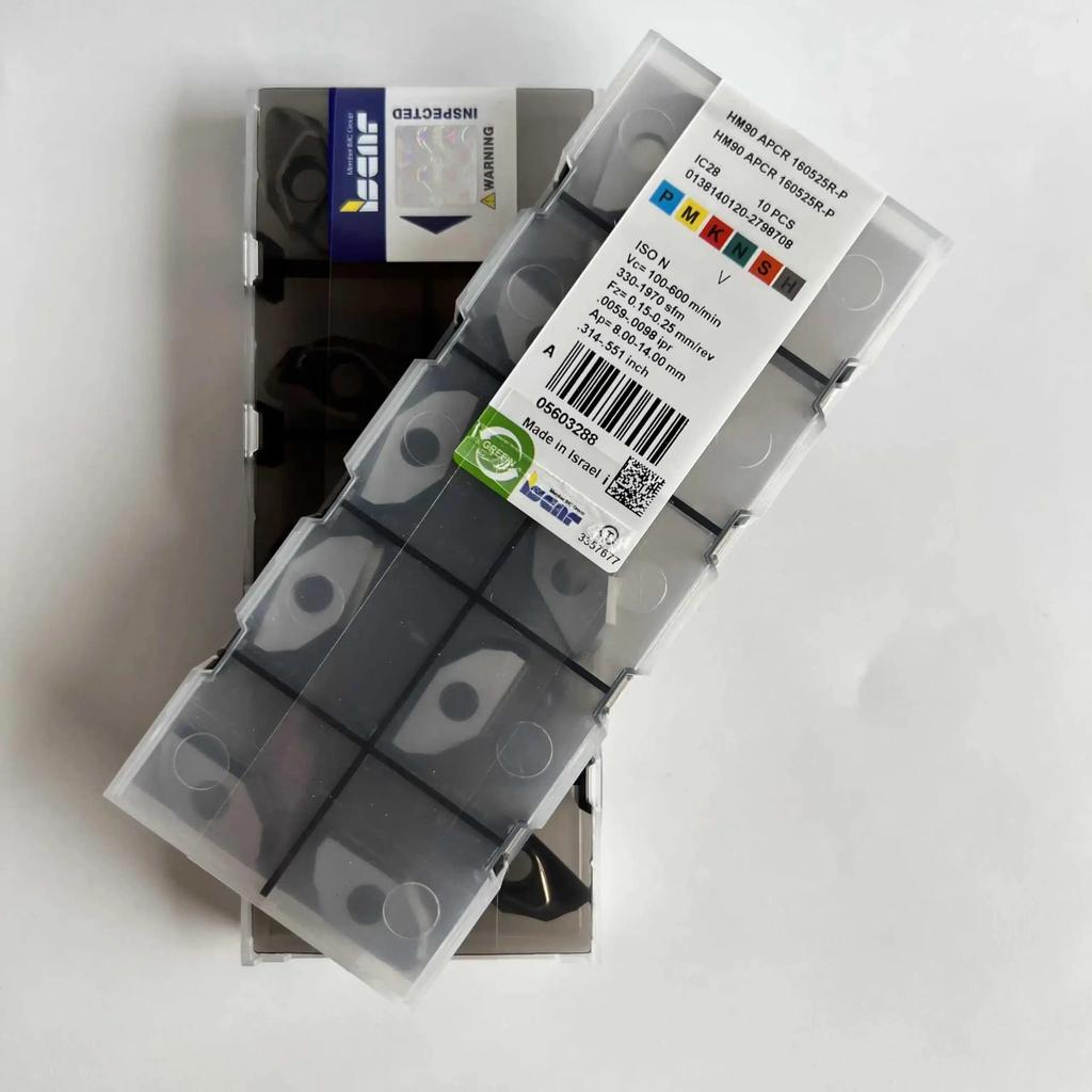 ISCAR / HM90APCR160525R-P IC28 / Industrial indexable carbide inserts 10 Pcs
