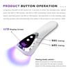 YIKOOLIN портативная УФ-светодиодная лампа для ногтей USB перезаряжаемая мини-лампочка для маникюра сушилка для ногтей с 5 лампами быстросохнущий гель-лак для ногтей