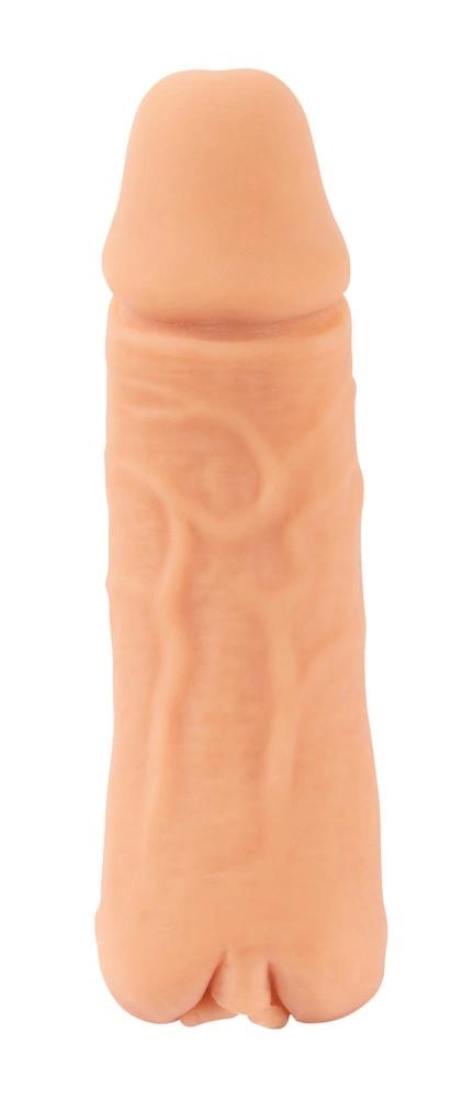 Nature Skin - Penis Extender and Pussy Masturbator 2 in 1 Medium