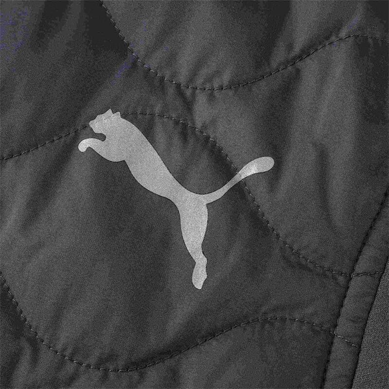 Puma Жилет Run Cloudspun Casual Stand воротник на молнии для мужчин Жилеты Galaxy-Gray 524616-69