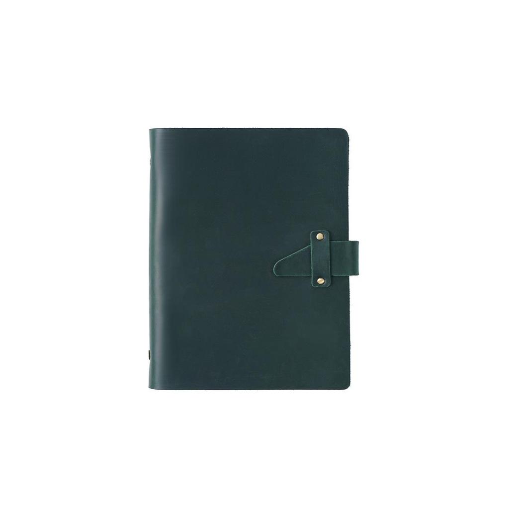 A5 Vintage Handmade European Style Notebook & A6 Diary, A7 Loose-Leaf Cowhide Notepad for Office and Business Use.