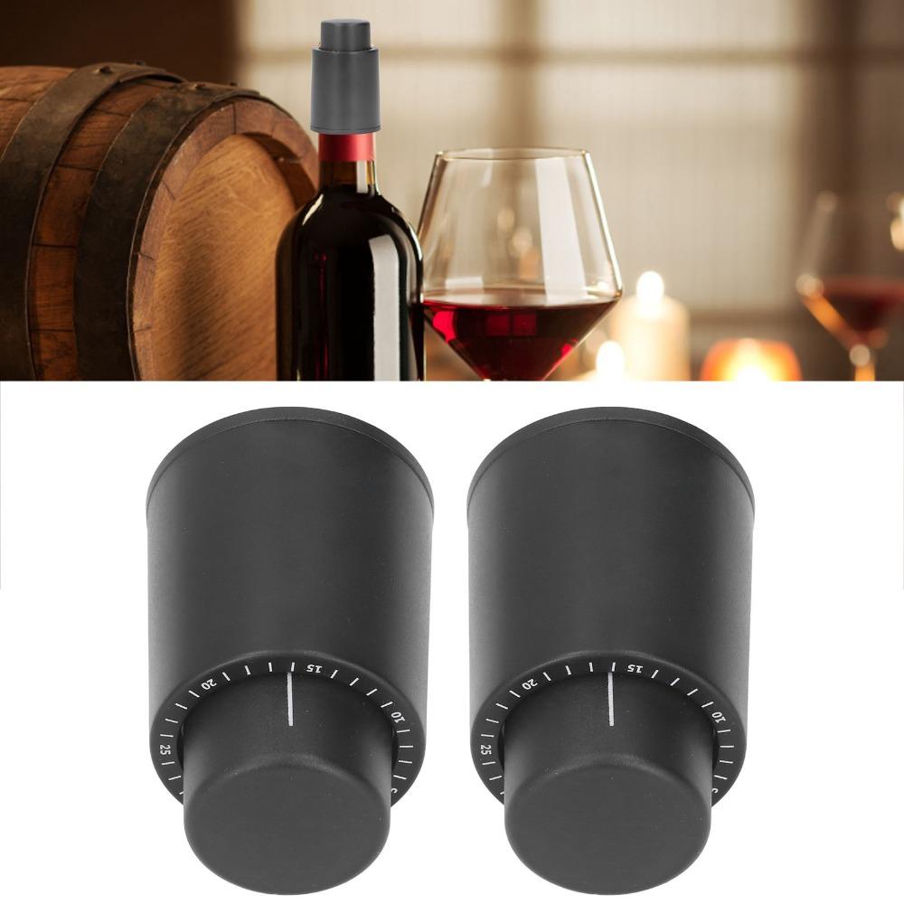 2pcs Leakproof Wine Bottle Stopper Vacuum Pump Wine Preserver Vacuum Wine Stopper Wine Lovers
