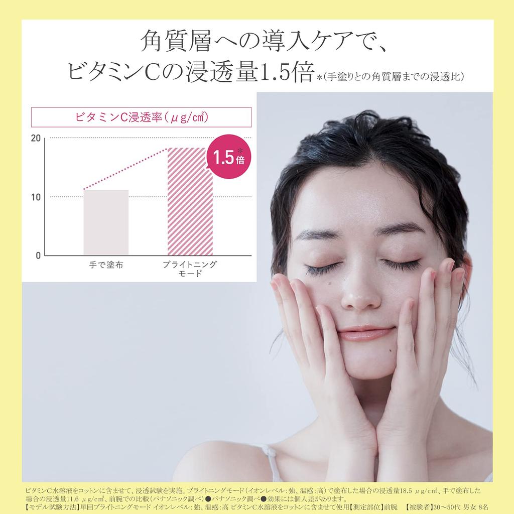 Panasonic EH-ST99-N Ion Boost Facial Skincare Device, Japanese Beauty Technology, Gold Tone